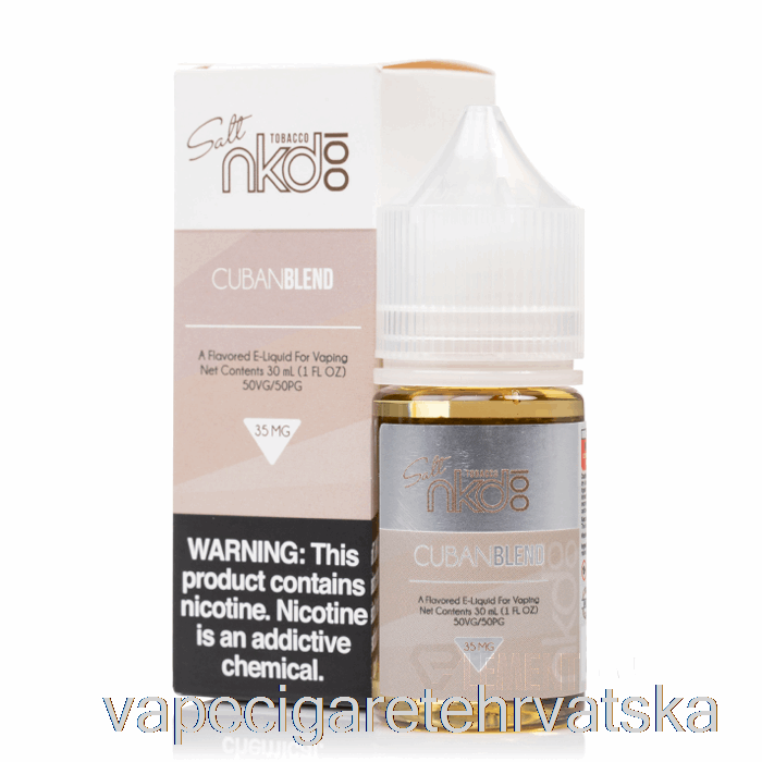 Vape Hrvatska Cuban Blend - Nkd100 Solna E-tekućina - 30ml 50mg